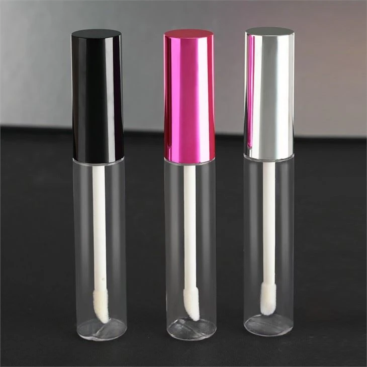 Custom Private Logo Lip Gloss Tubes Foot Lip Gloss Tube Big Brush Lip Gloss Container Tube