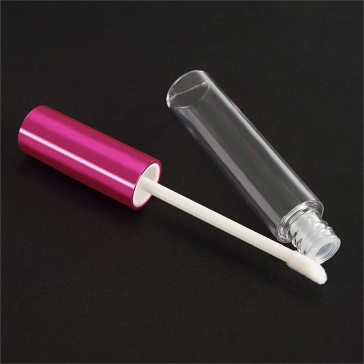 Custom Private Logo Lip Gloss Tubes Foot Lip Gloss Tube Big Brush Lip Gloss Container Tube